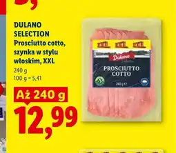 Lidl Prosciutto cotto szynka w stylu włoskim Dulano Selection XXL oferta