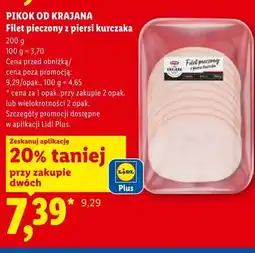 Lidl Filet pieczony z piersi kurczaka Pikok od Krajana oferta