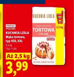 Lidl Mąka tortowa typ 450 KUCHNIA LIDLA XXL oferta