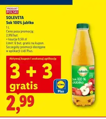 Sok 100% jabłko Solevita