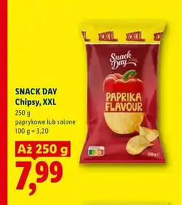 Lidl Chipsy paprykowe XXL Snack Day oferta