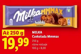 Lidl Czekolada Mmmax MILKA oferta