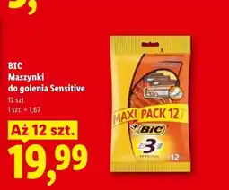Lidl Maszynki do golenia Sensitive BIC oferta