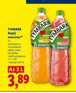 Lidl Napój owocowy Tymbark pomarańcza-brzoskwinia oferta