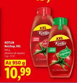 Lidl Ketchup Kotlin XXL pikantny oferta