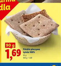 Lidl Fińskie pieczywo żytnie 100% oferta