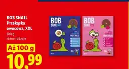 Lidl Przekąska owocowa Apple-Blueberry XXL Bob Snail oferta