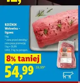 Lidl Wołowina - ligawa Rzeźnik oferta