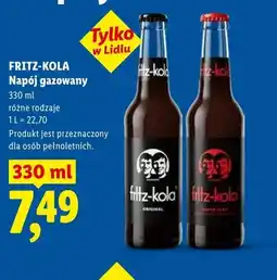 Lidl Napój gazowany Fritz-Kola Original oferta