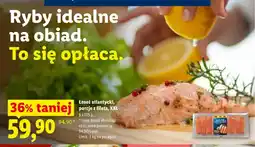 Lidl Łosoś atlantycki porcje z fileta XXL Targ Rybny Lidla 8-pak oferta