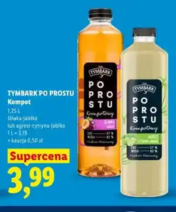 Lidl Kompot Tymbark Po Prostu śliwka-jabłko oferta
