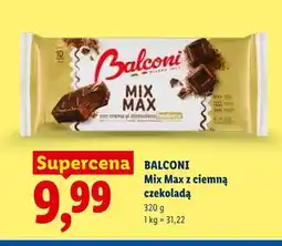 Lidl Ciastka Mix Max z ciemną czekoladą Balconi oferta