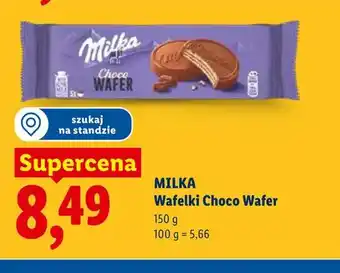 Lidl Wafelki Choco Wafer Milka oferta