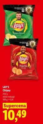 Lidl Chipsy Lay's Paprika oferta