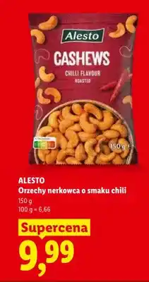 Lidl Orzechy nerkowca o smaku chili Alesto oferta