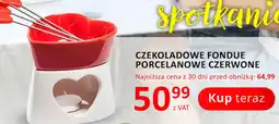 Poczta Polska Czekoladowe fondue porcelanowe czerwone oferta