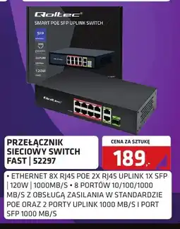 Alsen Qoltec Przełącznik sieciowy Switch Fast oferta