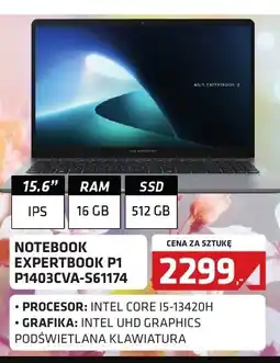 Alsen Asus Notebook Expertbook P1 oferta