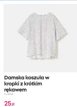 Pepco Damska koszula w kropki z krótkim rękawem oferta