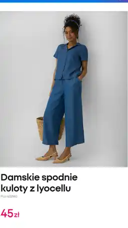 Pepco Damskie spodnie kuloty z lyocellu oferta
