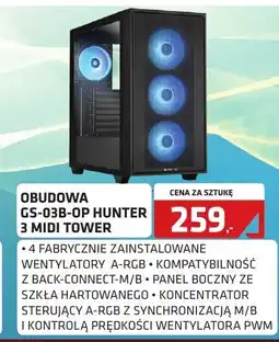 Alsen Obudowa GS-03B-OP Hunter 3 Midi Tower oferta