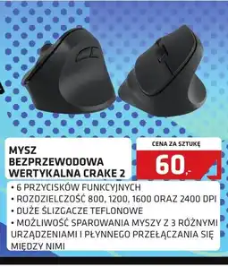 Alsen Mysz bezprzewodowa wertykalna Crake 2 oferta