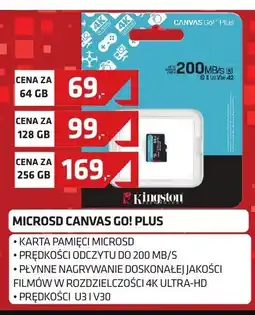 Alsen Kingston MicroSD Canvas Go! Plus oferta