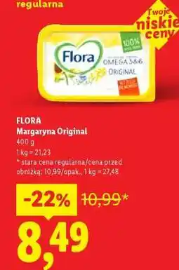 Lidl FLORA Margaryna Original oferta