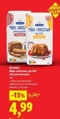 Lidl BELBAKE Mąka orkiszowa, typ 630 lub pełnoziarnista oferta
