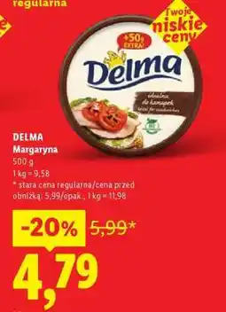 Lidl DELMA Margaryna oferta