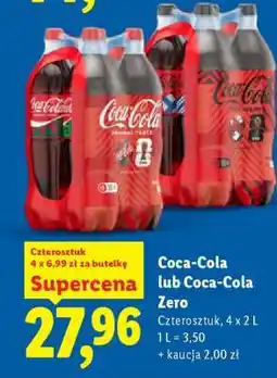 Lidl Coca-Cola lub Coca-Cola Zero oferta