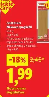 Lidl COMBINO Makaron Spaghetti oferta