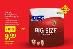 Lidl FLORALYS Ręcznik papierowy 2-warstwowy, big size oferta