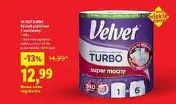 Lidl VELVET TURBO Ręcznik papierowy oferta