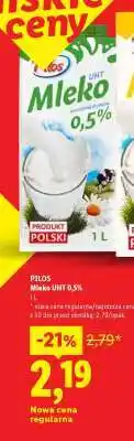 Lidl PILOS Mleko UHT 0,5% oferta