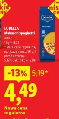 Lidl LUBELLA Makaron spaghetti oferta