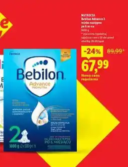 Lidl NUTRICIA Bebilon Advance 2 mleko następne po 6 m-cu oferta
