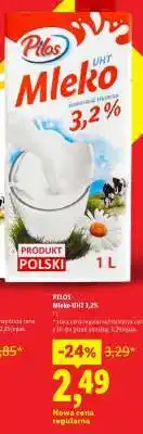 Lidl PILOS Mleko UHT 3,2% oferta