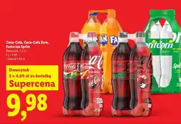 Lidl Coca-Cola, Coca-Cola Zero, Fanta lub Sprite oferta