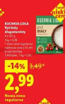 Lidl KUCHNIA LIDLA Ryż biały długoziarnisty oferta