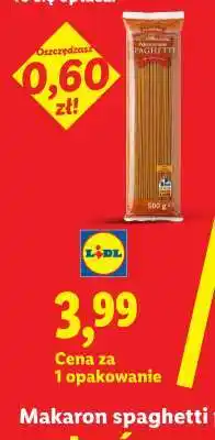 Lidl Makaron spaghetti oferta