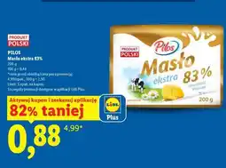Lidl PILOS Masło ekstra 83% oferta