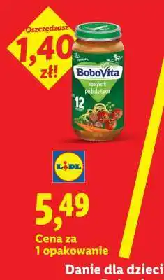 Lidl BoboVita spaghetti po bolońsku oferta