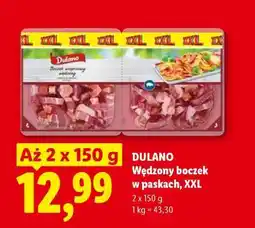 Lidl DULANO Wędzony boczek w paskach, XXL oferta