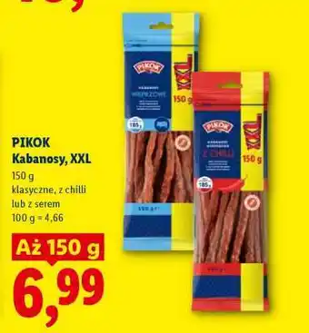 Lidl PIKOK Kabanosy, XXL oferta