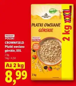 Lidl CROWNFIELD Płatki owsiane górskie, XXL oferta