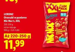 Lidl LORENZ Orzeszki w panierce Nic Nac’s, XXL oferta