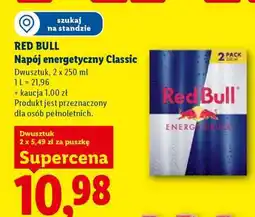 Lidl RED BULL Napój energetyczny classic oferta