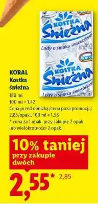 Lidl KORAL Kostka śnieżna oferta