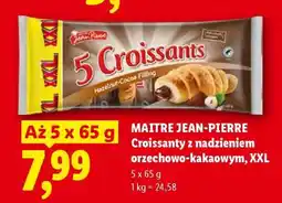 Lidl Maitre Jean-Pierre Croissanty z nadzieniem orzechowo-kakaowym, XXL oferta
